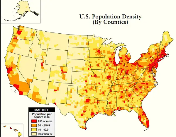 U.S. Population Density