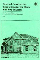 [Cover - Selected Construction Regulations for the Home Building Industry]