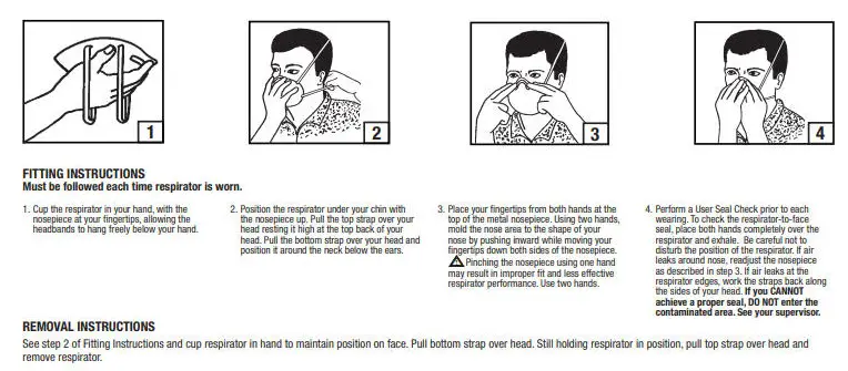 How to put on an N95 mask