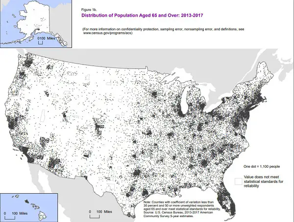 Census - map of elderly